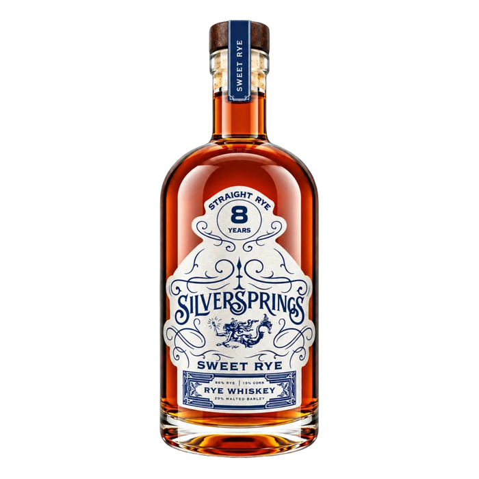 J.W. Kelly Silver Springs 8 Year Single Barrel Rye Whiskey — product image