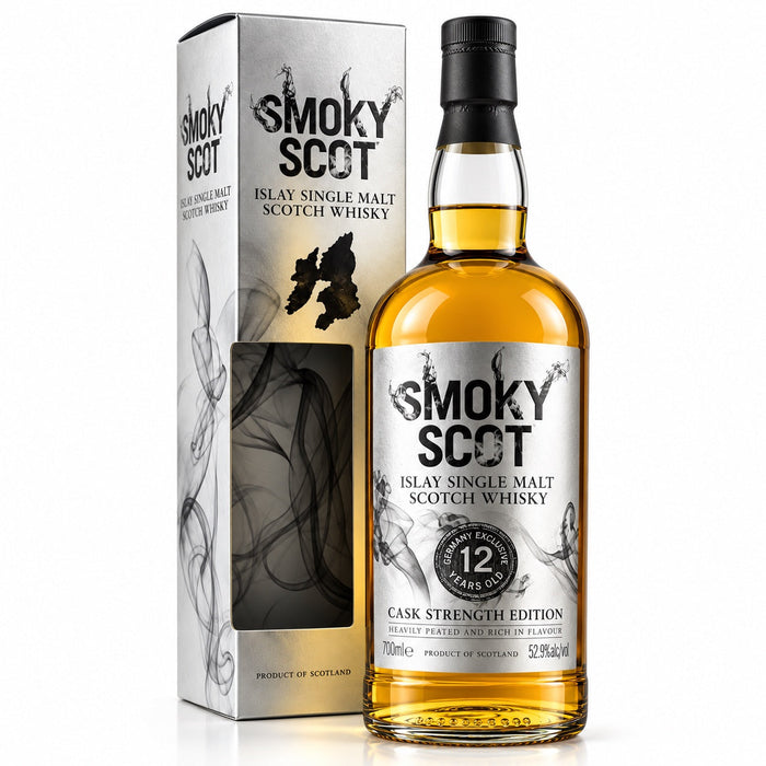 Smoky Scot 12 Year Cask Strength Single Malt Scotch — product image
