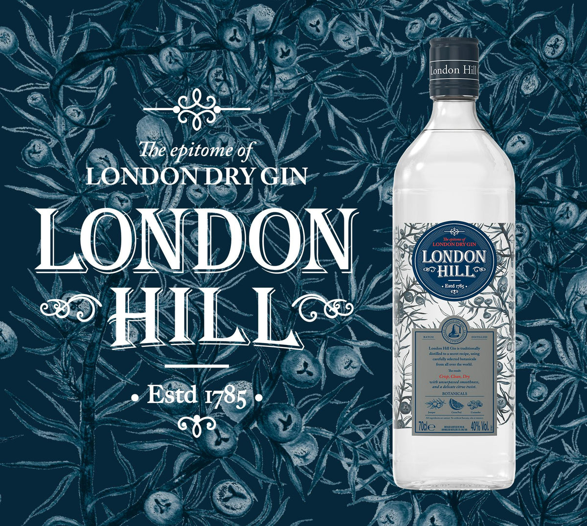 London Hill Gin brand hero photograph